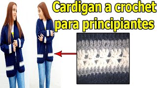 Como tejer sueter o cardigan parte #2 | cardigan para paso a paso | cardigan para principiantes