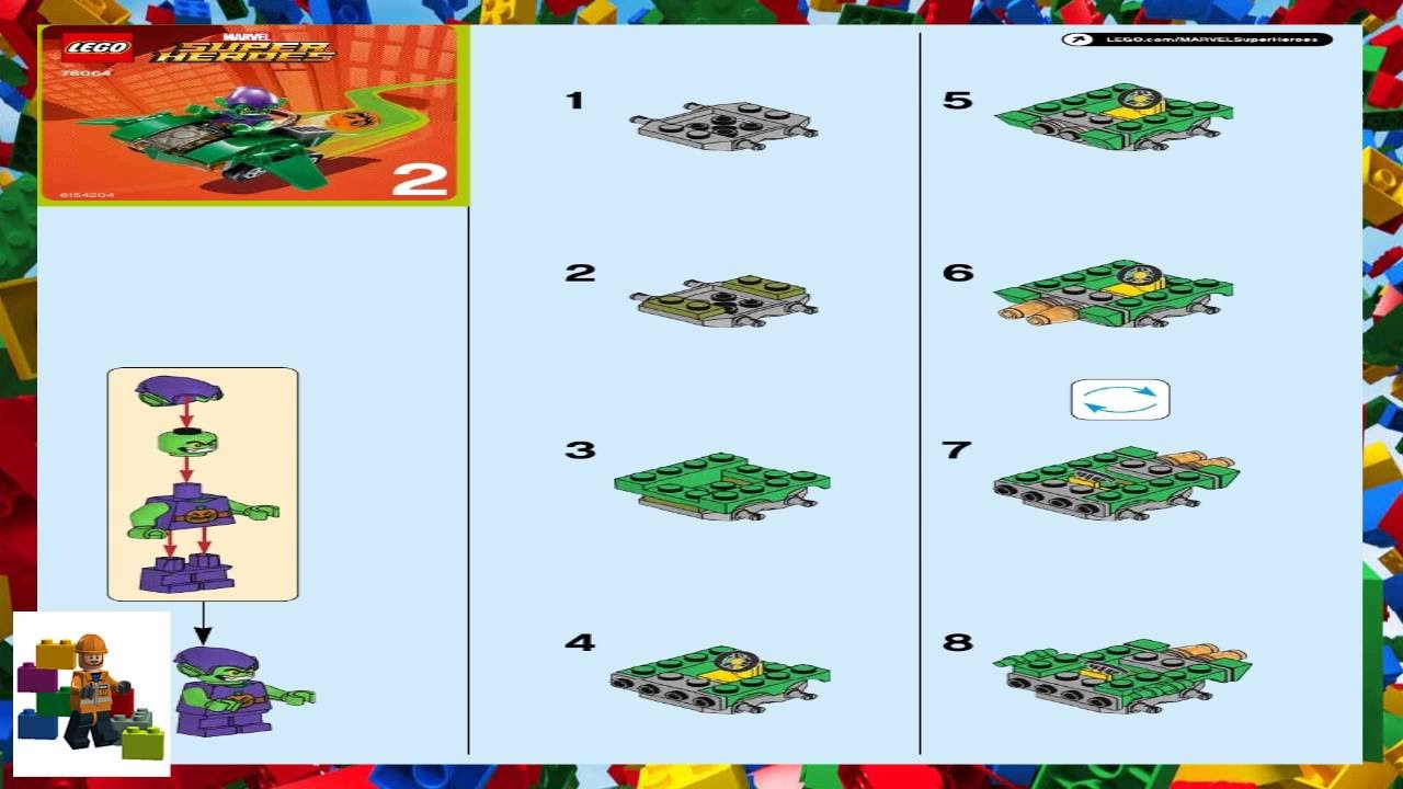 LEGO instructions - Super Heroes - 76064 - Mighty Micros - Spider