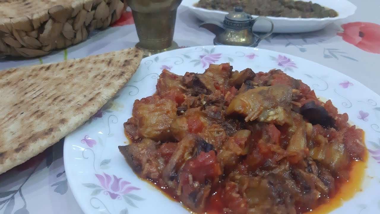 باتنجال مشرملة الجزائرية التقليدية مع فقرة الحديث قياس..aubergines mcharmla algéroise