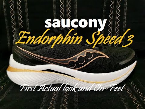 SAUCONY Endorphin Speed 3 (Black/Goldstruck)