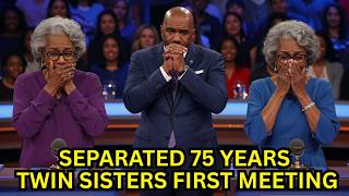 Twin Sisters Reunited After 75 Years Apart — Family Feud Reunion Brings Steve Harvey to Tears