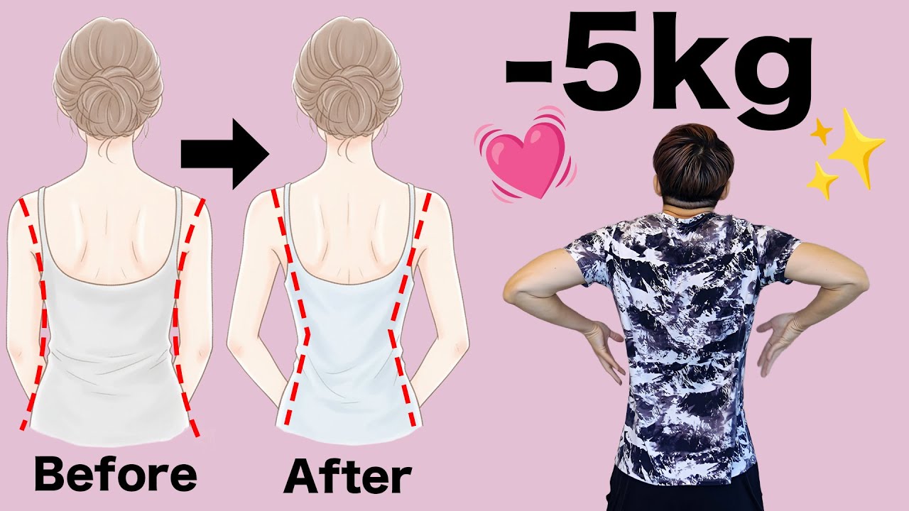 【ウエスト-10cm】7分でOK！40代50代の「ぽっこりお腹」と「背中はみ肉」を同時に解消