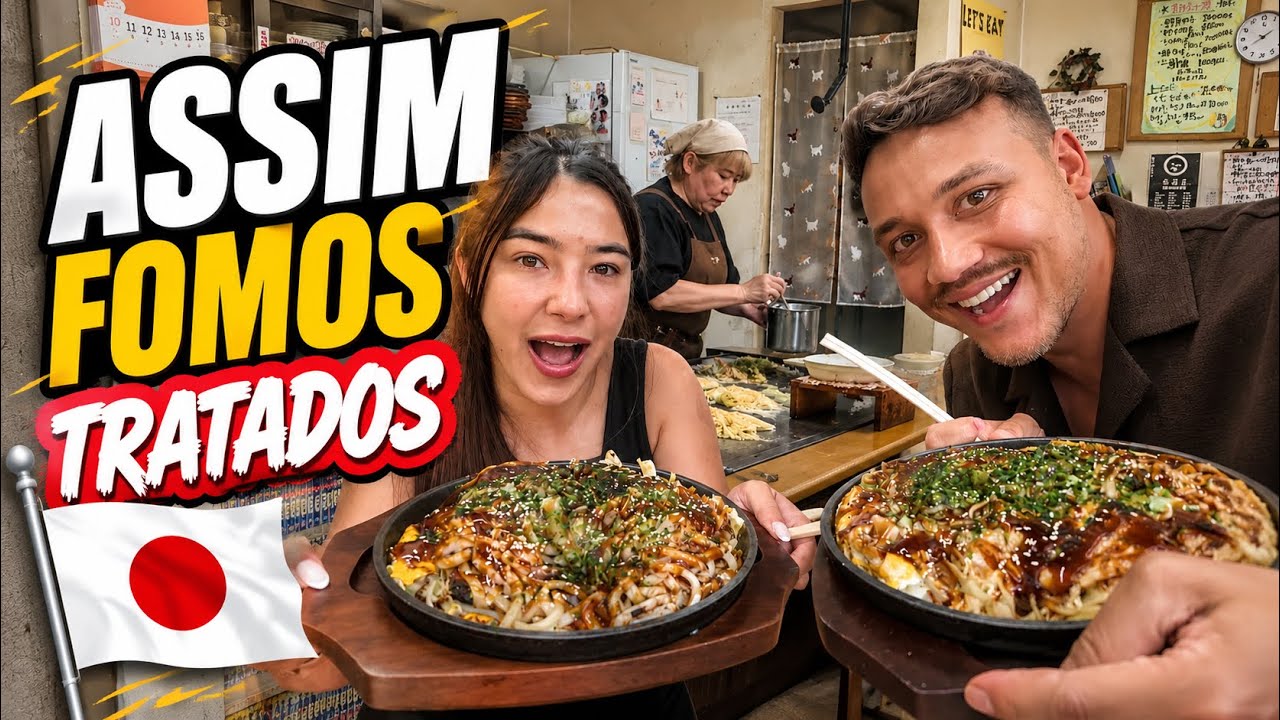 Comemos em um restaurante raiz no Japão