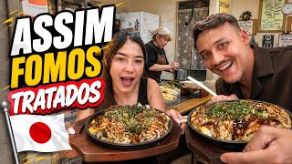 Comemos em um restaurante raiz no Japão