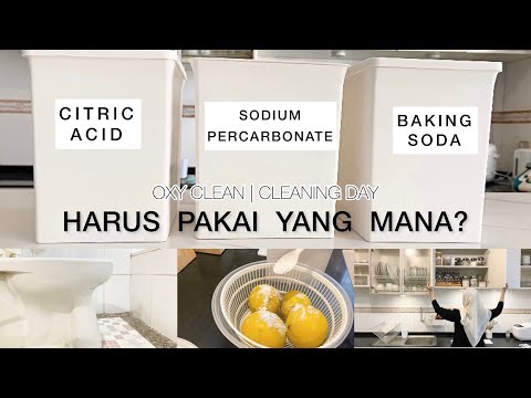 Solusi Bebersih Hemat | Kegunaan Citric Acid, Baking Soda & Sodium Percarbonate