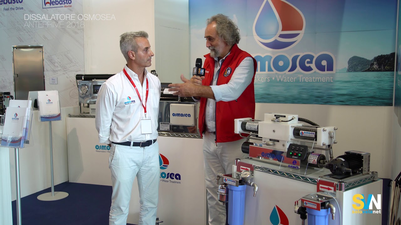 ⁣Osmosea, il dissalatore per piccole barche – Anteprima Genova – Accessori – Video 4K
