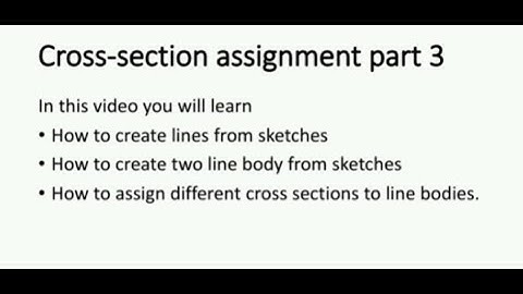 Ansys Workbench Cross-Section Assignment Part 3 || Assign Cross-Section to Different Sections