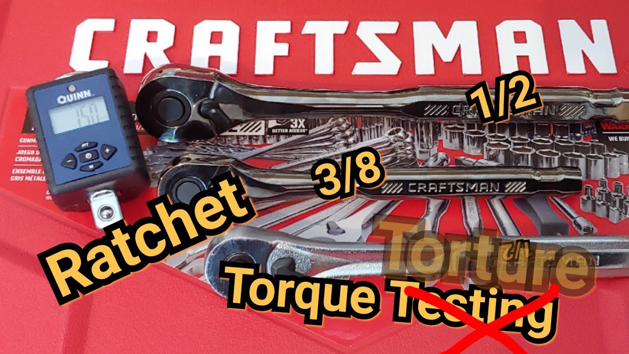 Craftsman GunMetal Chrome 3/8 and 1/2 ratchet vs Craftsman USA 3/8