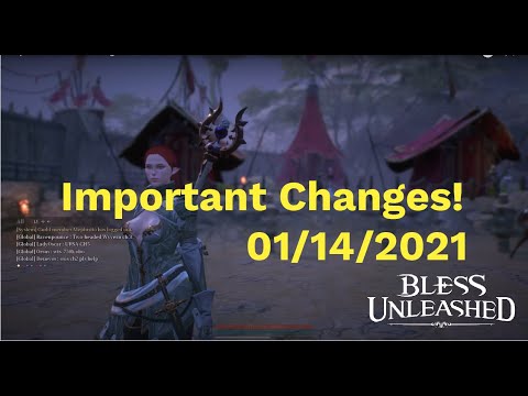 Important New Changes! | Bless Unleashed