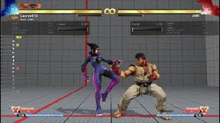 STREET FIGHTER V Ryu Stagger Pressure vs Juri Tutorial