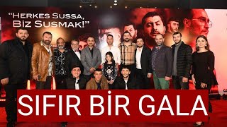 Ünlüler Geçi̇di̇ Sıfır Bir Gala Gecesi Yapıldı Sıfır Bir Oyuncuları Filmi Anlattı