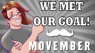 We raised our goal for #Movember!