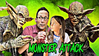 HALLOWEEN MONSTERS ATTACKED MY DAD | the McCartys spooky shorts