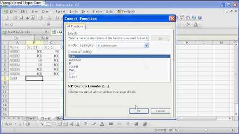 Kingsoft Spreadsheets Feature 4: Functions Introduction