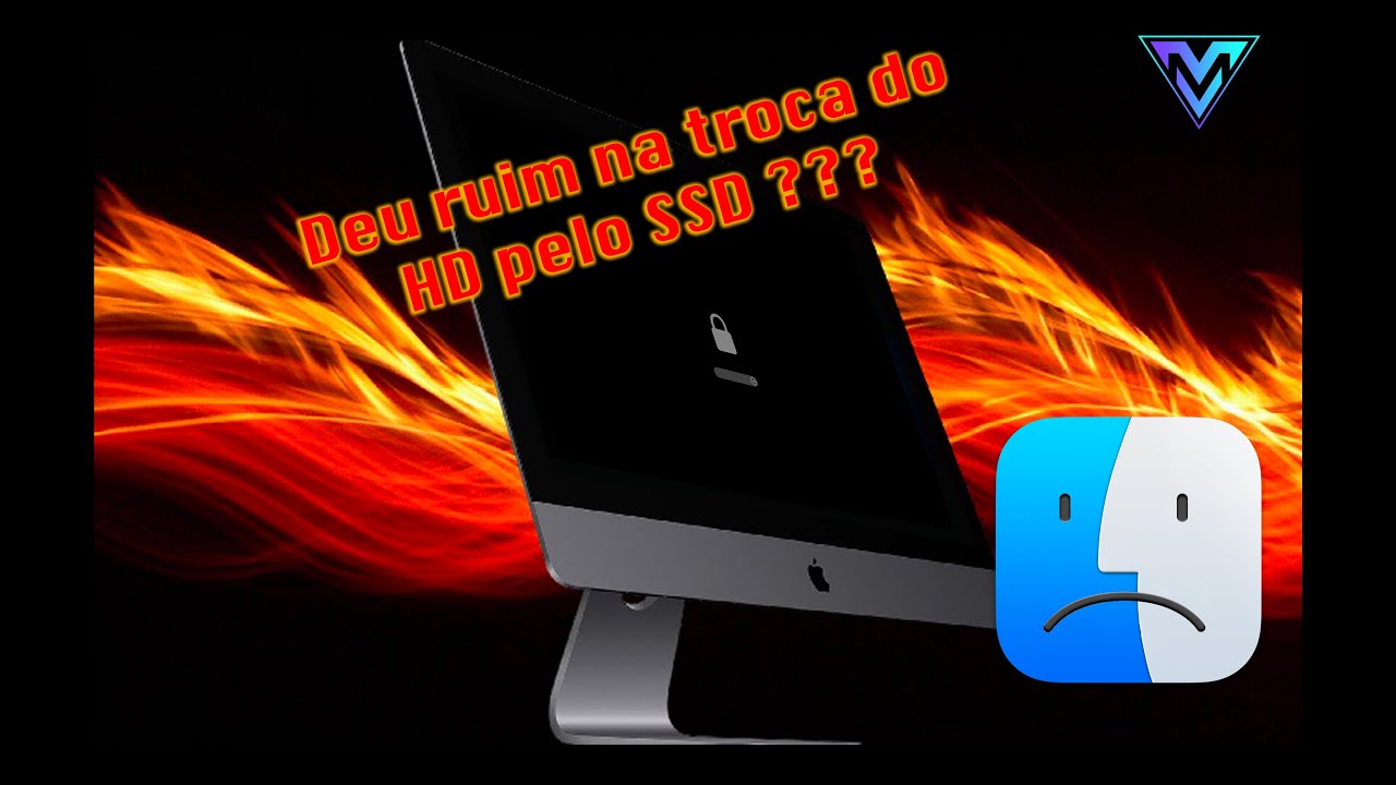 Troca de HD por SSD iMac 21,5