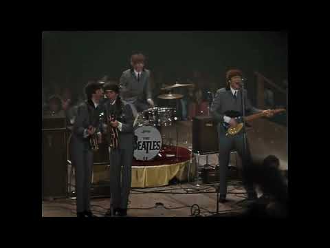 The Beatles - She Loves You (LIVE) - [*COLORIZED* Washington DC Show ]