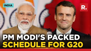G20 Summit: PM Modi To Hold Bilateral Talks With Biden, Macron & 13 Other Leaders On G20 Sidelines