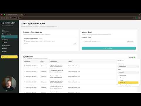 Validating a new sync in its first few days