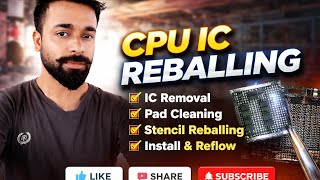 CPU IC Reballing Process #mtechforid #smartphone #samratchoudhary 