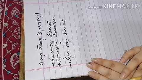 Group theory. Symmetry. Co-ordinate system lec 8 part 1.