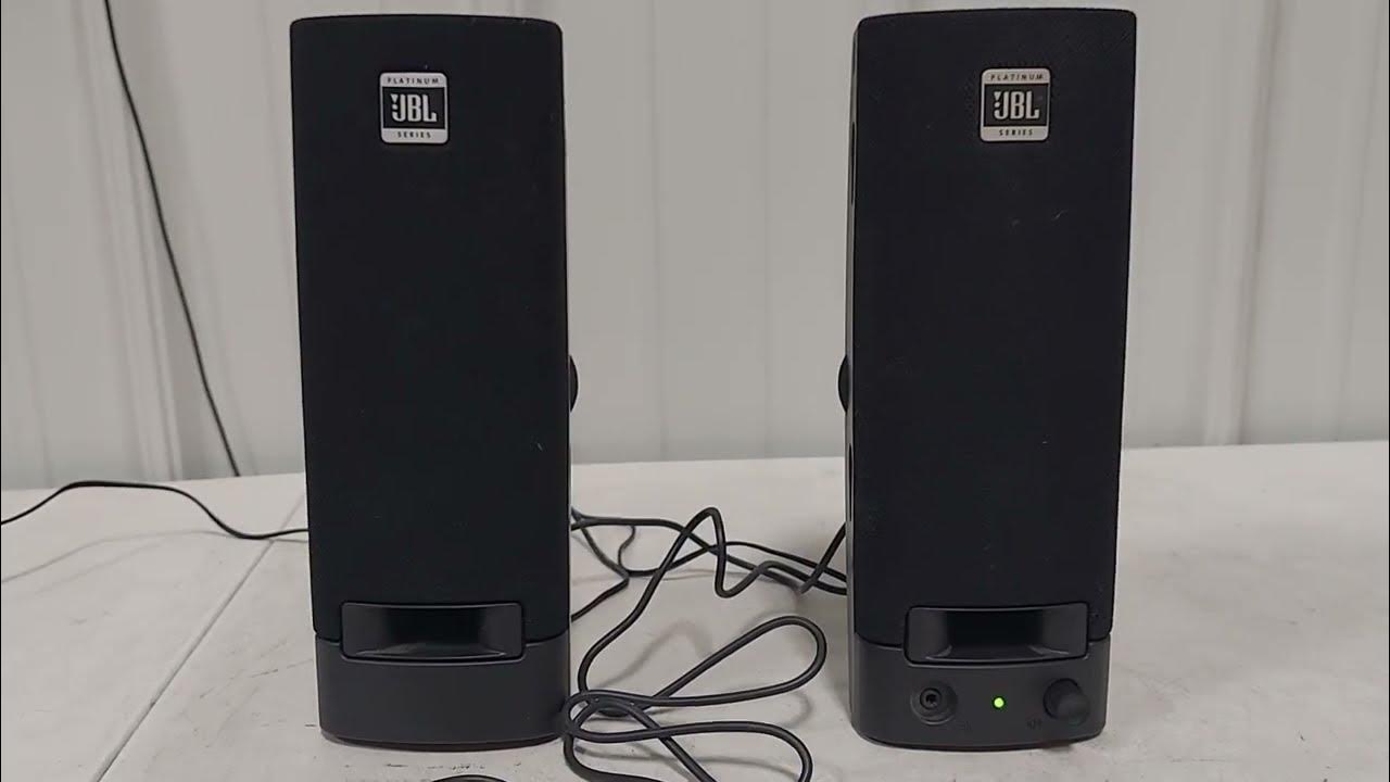 Jbl platinum series computer speakers sp08a11 youtube