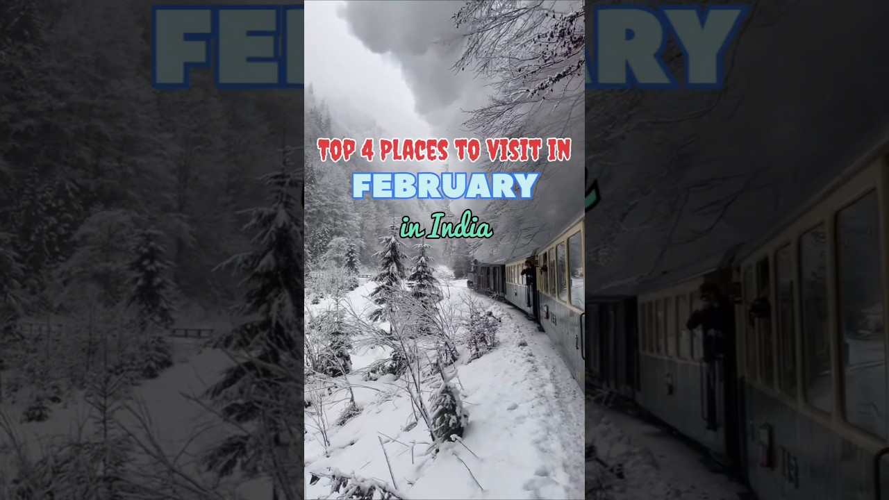 Top 4 Places to visit in February In India || #india #travel #shorts #touristplaces Top 4 Places to visit in February In India || #india #travel #shorts #touristplaces
