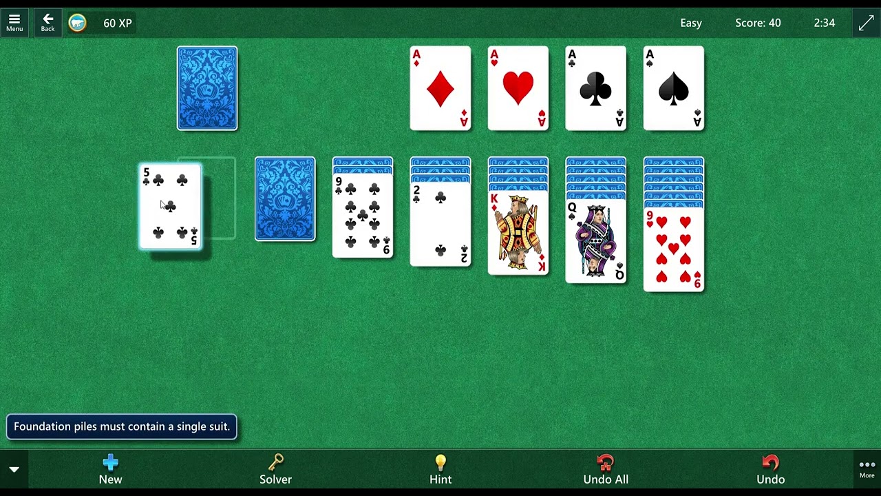 Solitaire (I DONT KNOW THIS GAME)
