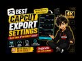 CapCut Export Settings Telugu 2026 🔥 | 4K HD Video Quality Settings for Reels & Shorts
