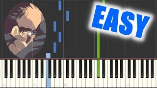 Princess Mononoke - Ashitaka and San [EASY Piano Tutorial] /　アシタカとサン【ピアノ簡単】もののけ姫 Resimi