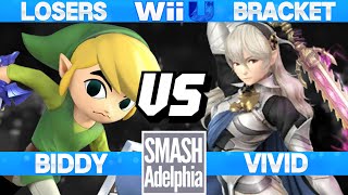 Smashadelphia 2 - Biddy (Toon Link) vs Vivid (Corrin) - SSB4 Losers - Smash Wii U