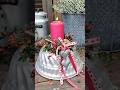 KREATIVER KERZENHALTER AUS GUGELHUPFFORM ❤️🕯️#Weihnachtsdeko