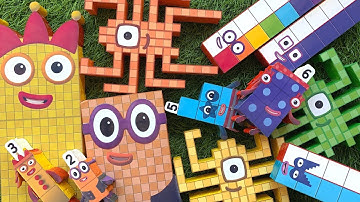 Looking for Numberblocks NEW 864 Puzzle Tetris Shape ASMR  | Numberblocks Satisfying Video