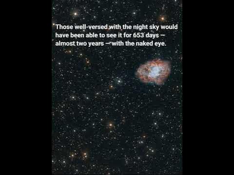 Zooming in on the Crab Nebula with Interesting facts. #shorts - YouTube