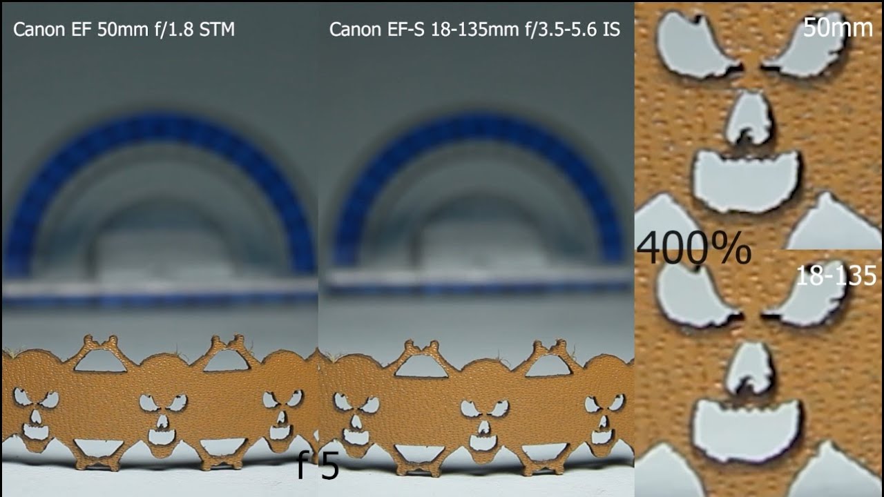 Canon 50mm f/1.8 STM vs Canon 18-135 f/3.5-5.6 IS