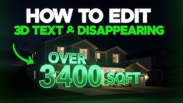 3D Text & Disappearing Effect in Final Cut Pro | Easy Tutorial with mTracker 3D & mRoto AI