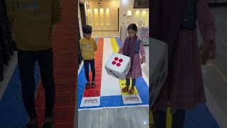 Scroll dice number jump finish the line who will win #viral #games #challenge #poppballons