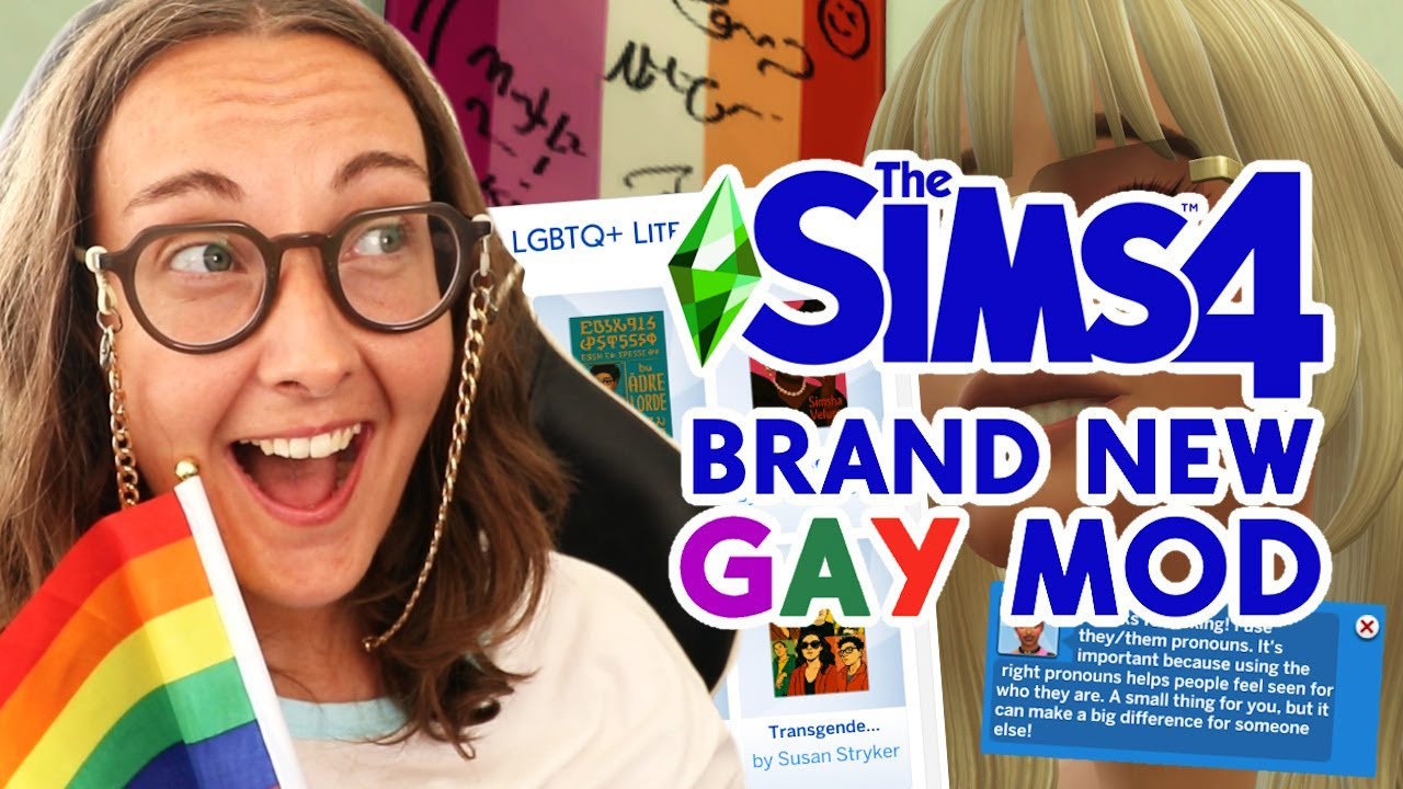 I played The Sims 4 with the newest gay mod I could find!