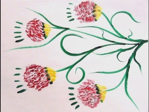 Dabbing paint brush Dabbing paint brush