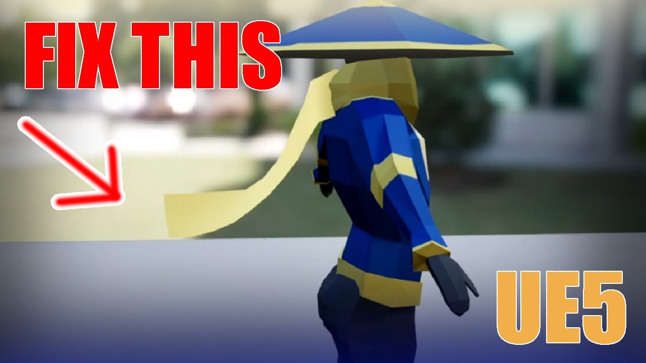 UE5 Floating Cloth Simulation Fix - YouTube