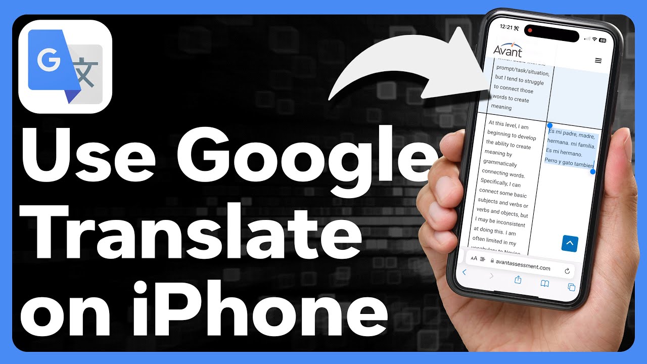 How To Use Google Translate On IPhone YouTube