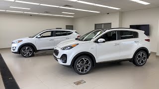 LIVE: 2021 Hyundai Tucson vs. 2021 Kia Sportage!