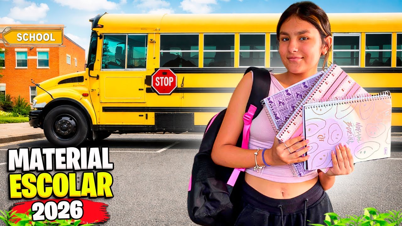 NOVO MATERIAL ESCOLAR 2026 ft. @manuefamiliaa 