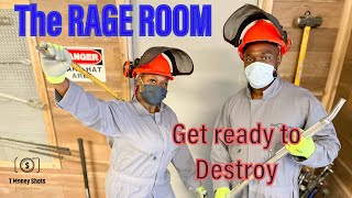 Releasing STRESS, GRIEF, ANGER in the RAGE ROOM