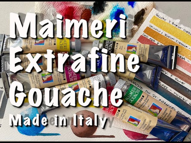 Unboxing and Testing the MaimeriBlu 12 Half Pan Watercolor Set 