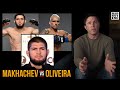 Khabib Nurmagomedov tells Dana White he must book Oliveira vs Makhachev…