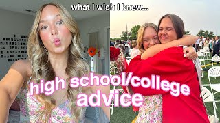 GRWM: college/high school advice