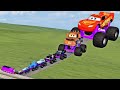 Lightning Mcqueen And Friends vs Choo-Choo Thomas Train | BeamNG.Drive