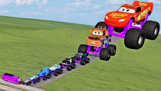 Lightning Mcqueen And Friends vs Choo-Choo Thomas Train | BeamNG.Drive