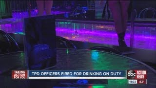 tampa cops caught drinking on duty at a strip club