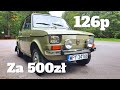 Z pełnym bakiem za 500zł kupiony 12lat temu Fiat 126p Maluch 1983 Piotr Bernas 17.09.2020 Przysucha